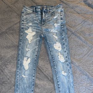 American eagle skinny, jegging like high rise jeans!